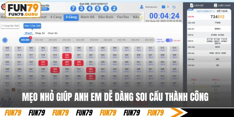 Mẹo nhỏ giúp anh em dễ dàng soi cầu thành công